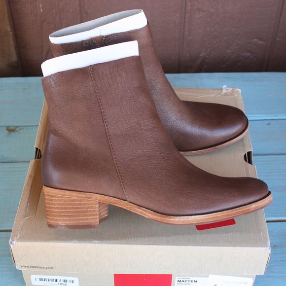 Kork-Ease Brown Ankle Boots - Picture 7 of 8